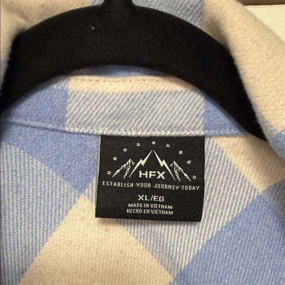 Plaid Blue and Cream Jacket - Picture 2 of 8